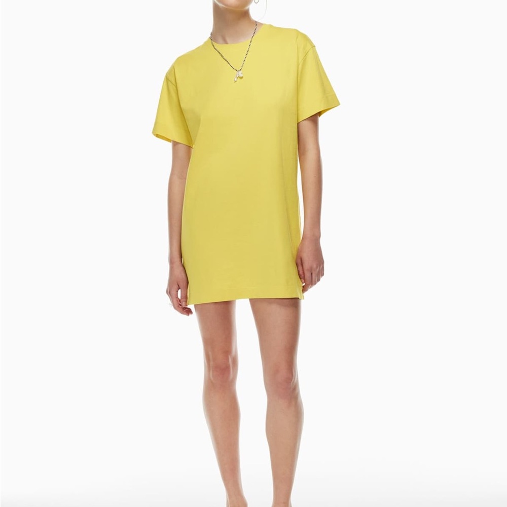 a new day Sunny Yellow crew neck tshirt dress